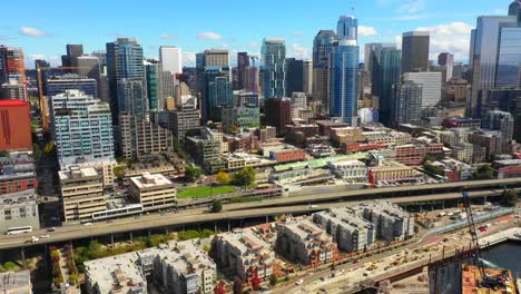 Aerial-drone-footage-of-Seattle