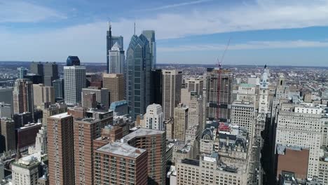 Aerial-of-Philadelphia,-Pennsylvania