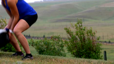 Jogger,-Turnen-mit-Reifen-4k