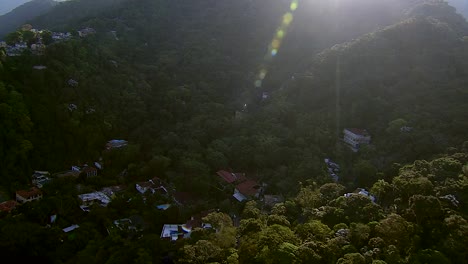 Vista-aérea-de-san-Conrado,-sur-de-Rio-de-Janeiro,-Brasil