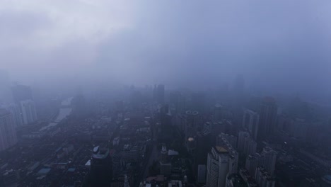 Shanghai-cityscape-,-sunrise,time-lapse,4k