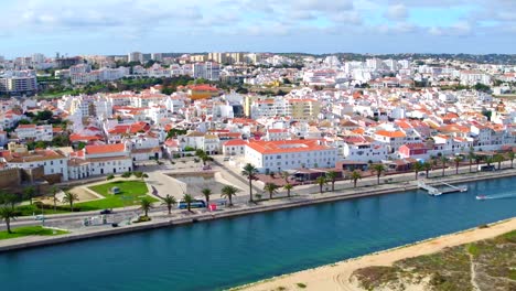 Aerial-from-the-city-Lagos-in-the-Algarve-Portugal