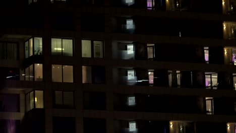 High-rise-hotel-building-at-night