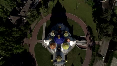 Temple-of-Prince-Igor-of-Chernigov-in-Peredelkino-Aerial