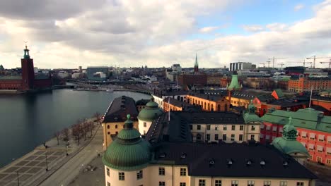 Aerial-view-of-Stockholm-City