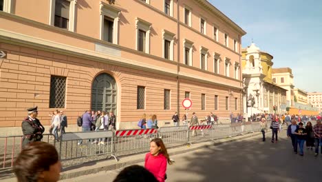 View-of-the-people-going-in-and-out-in-Vatican-Rome-Italy