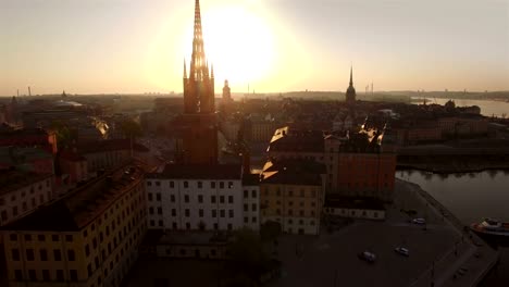 Aerial-view-of-Stockholm-City