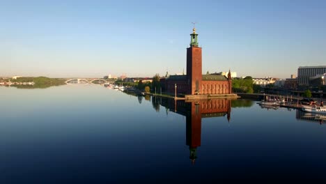 Aerial-view-of-Stockholm-City