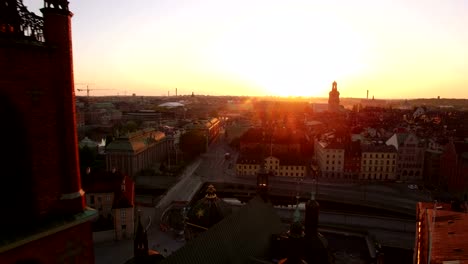 Aerial-view-of-Stockholm-City