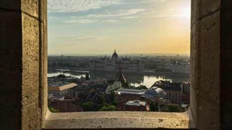 Time-lapse-footage-of-Budapest-city-skyline-in-Hungary-timelapse-4K