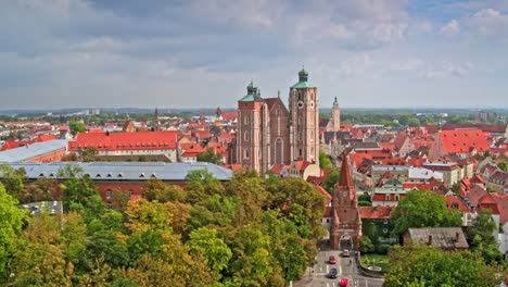 Ingolstadt-alte-Stadt-Aerial-erschossen