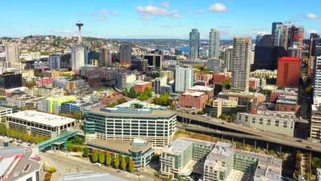 Aerial-drone-footage-Seattle-Washington-USA