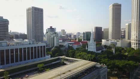 Luftaufnahme-der-Innenstadt-von-Singapur