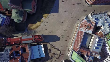 Aerial-view-of-the-city-center-in-Riga.