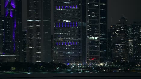 Chicago-City-Skyline-and-Waterfront-During-Evening-Hours.-Chicago,-Illinois,-United-States-of-America.