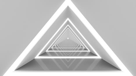 Metallic-Triangle-Looped-Corridor