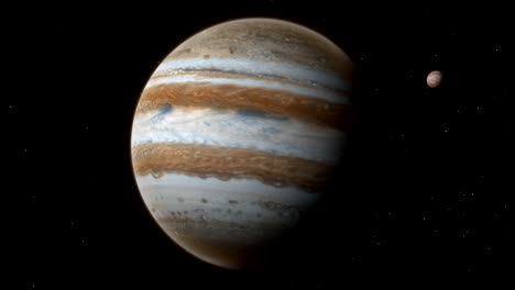 Realistischer-Planet-Jupiter-mit-Europa-aus-dem-Deep-space