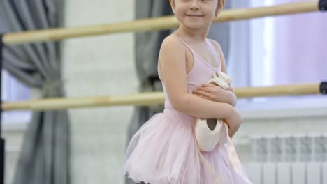 Cute-Girl-Exercising-in-Dance-Studio