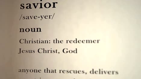 Savior-Definition