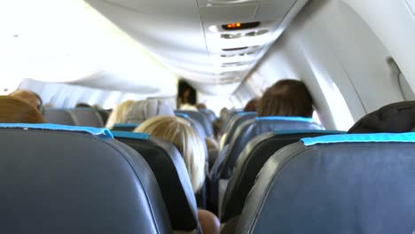 Interior-inside-of-the-plane-with-passengers.