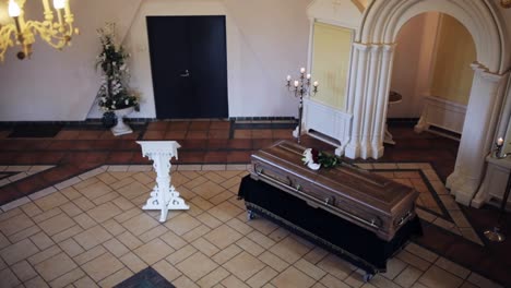 coffin-at-funeral-in-orthodox-church