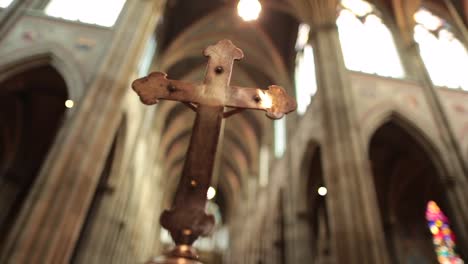 Holy-Cross-in-Church.-Gothic-Christian-Cross