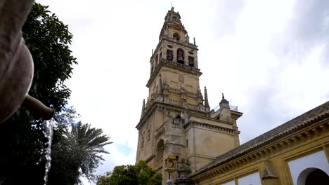 Suggestive-view-of-La-Mezquita,-Catedral-de-Cordoba---Cordoba,-Spain