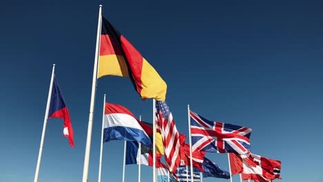 World-wide-national-flags-flying-united