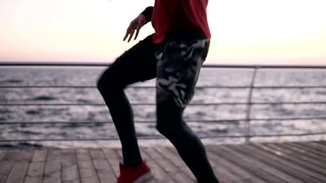 Man-Exercising-on-Seaside-Promenade