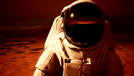 Astronaut-in-spacesuit-confidently-walk-on-Mars-in-search-of-life