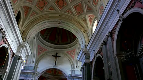 Ceiling-of-a-catholic-church