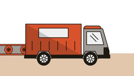 transport-band-with-boxes-and-truck-delivery-service-animation