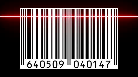 Animation---lesen-einen-Barcode-mit-roten-Strahl