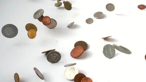 Coins-in-falling.-Slow-Motion.