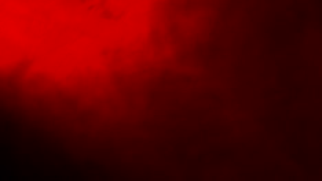 Abstract-Red-Smoke-Like-Cloud-Wave-Effect-On-Black-Background,-Flowing