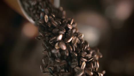 Falling-coffee-beans-in-super-slow-motion-in-4K