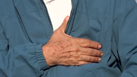 Elderly-Man-With-Chest-Pain-Or-Heart-Condition