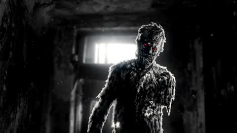 Dark-zombie-with-red-eyes-entered-the-room-of-abandoned-house-animation.