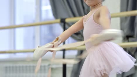 Little-Ballerina-Having-Ballet-Lesson