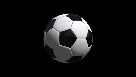 Football-animation-of-soccer-ball-on-black-background