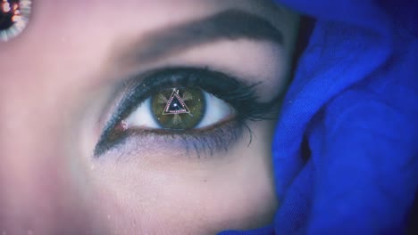 4K-Close-up-of-Woman-Robot-Eye-with-CGI-Animation