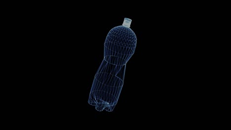 Hologram-of-a-rotating-bottle