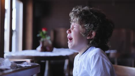 Niño-llorando.-Malestar-poco-grito-de-niño-en-el-Cafe