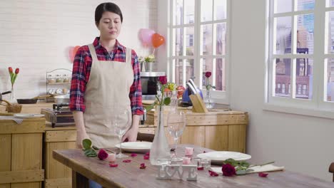 women-unsatisfied-while-setting-up-table