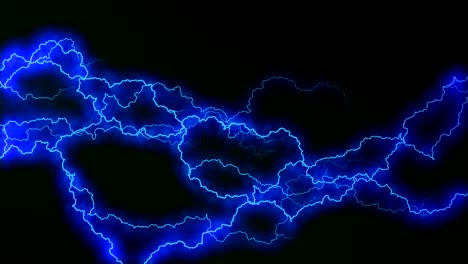 Electricity-crackling.-Abstract-background-with-electric-arcs.-Realistic-lightning-strikes.Thunderstorm-with-flashing-lightning.-Seamless-looping.-BLue.