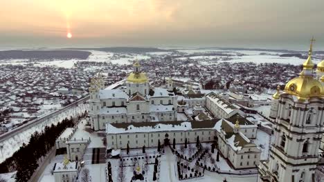 The-church-of-Lavra-in-Pochaev,-Ukraine