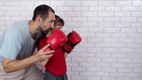 The-child-is-engaged-in-boxing.