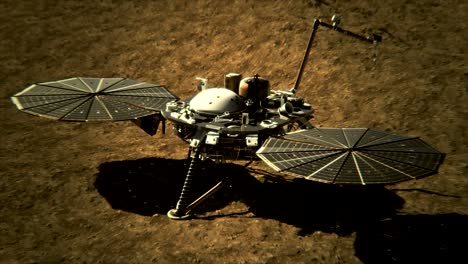 4K-NASA-InSight-Lander-on-the-Surface-of-Mars.--(Elements-furnished-by-NASA)