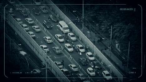 Traffic-Cam-CCTV-Heavy-Rush-Hour-Traffic