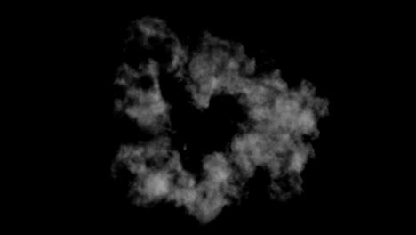 3D-Rauch-Explosionseffekt-Shockwave-und-divergierende-Welle-auf-schwarzem-Hintergrund-isoliert